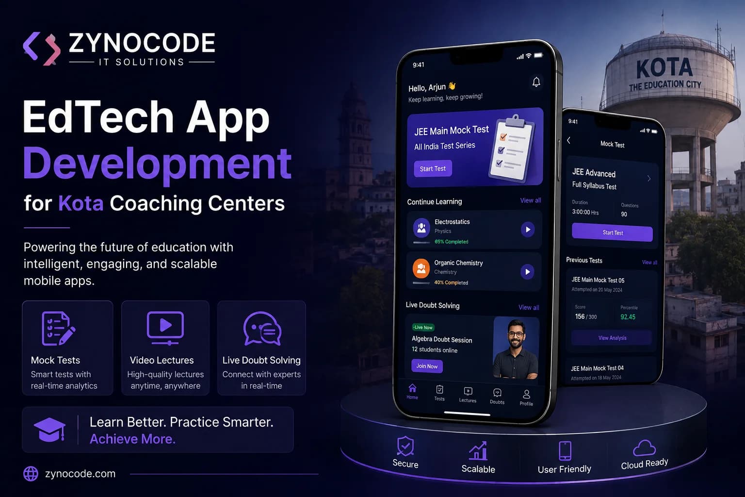 EdTech App Development for Kota Coaching Centers