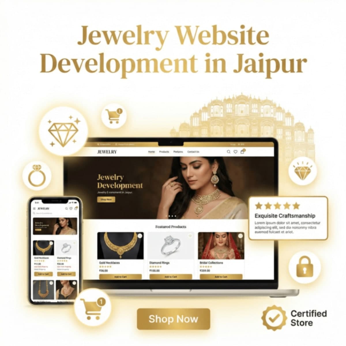 Jewelry Website Development Company in Jaipur