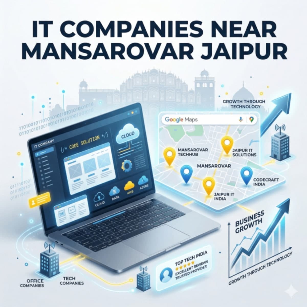 Finding Top IT Companies Near Mansarovar, Jaipur