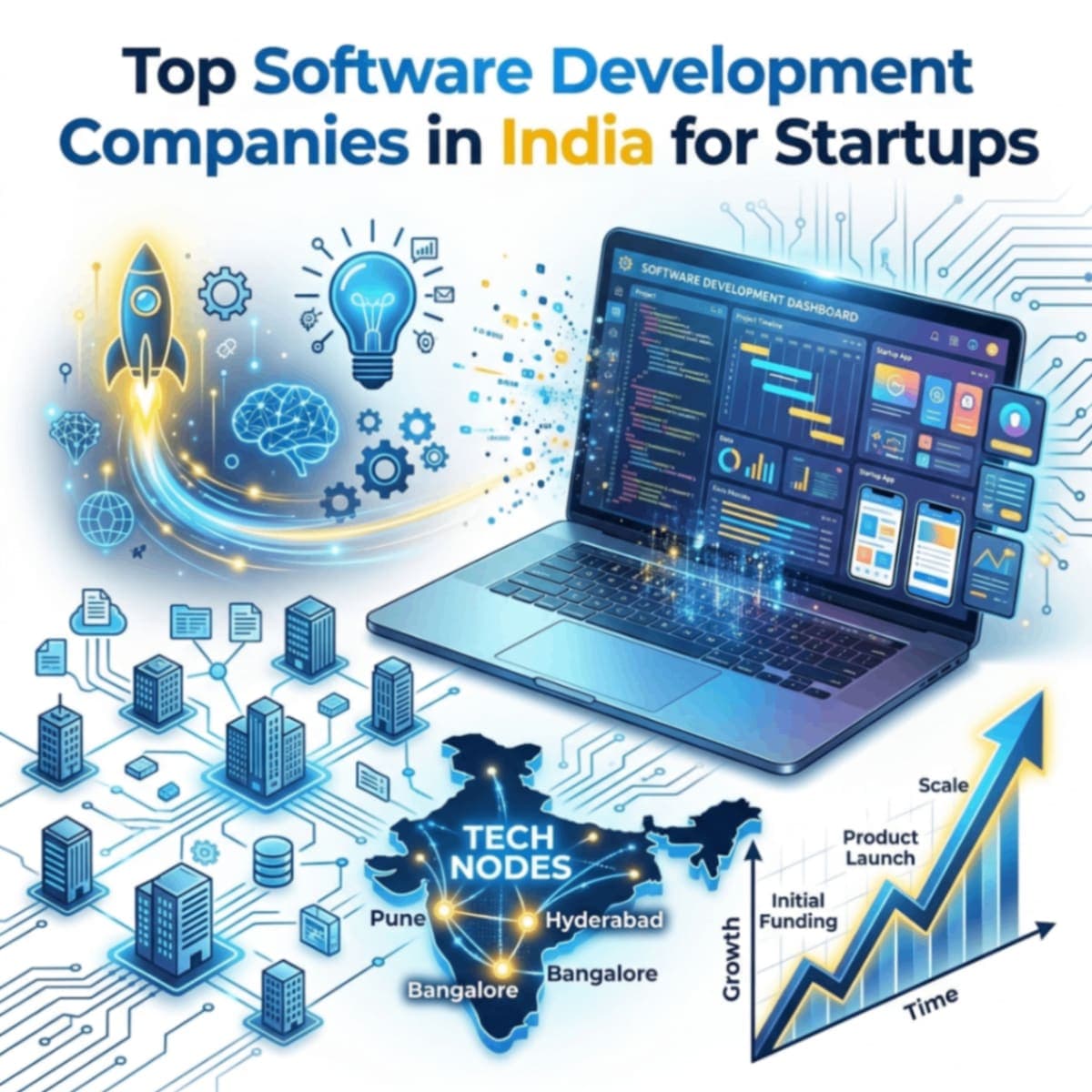 Top Software Development Companies in India for Startups