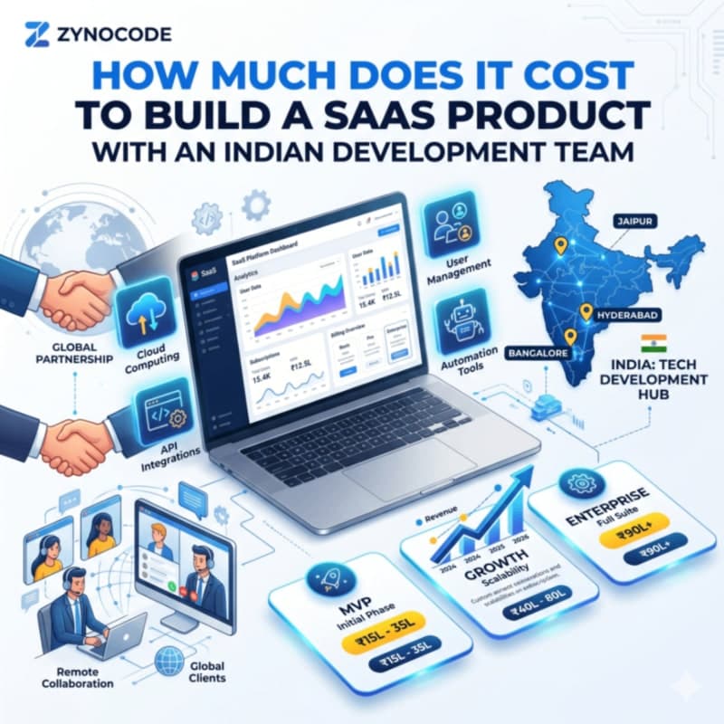 SaaS Development Cost in India (2026 Guide)