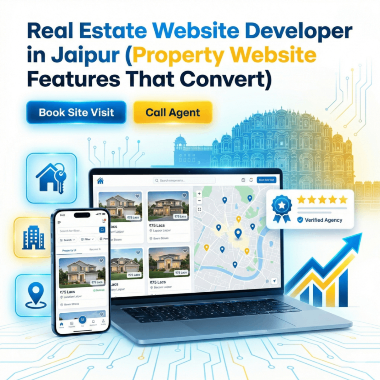 Real Estate Website Developer in Jaipur (Property Website Features That Convert)